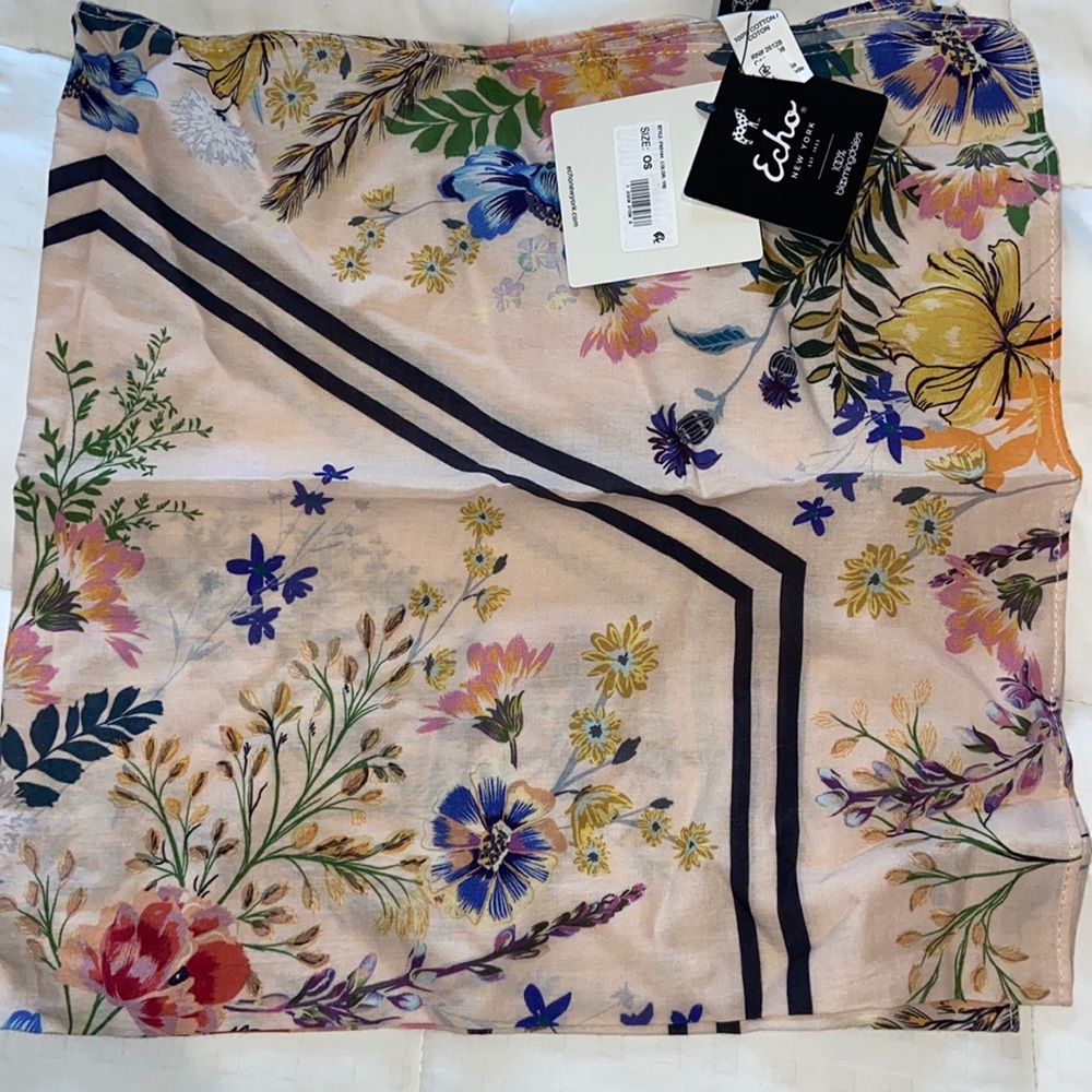 Floral scarf from Bloomingdales